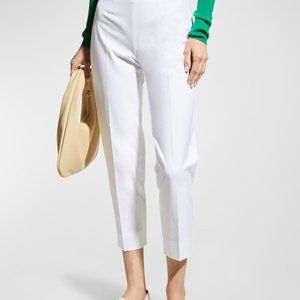Lafayette 148 Cropped Pants - White - M